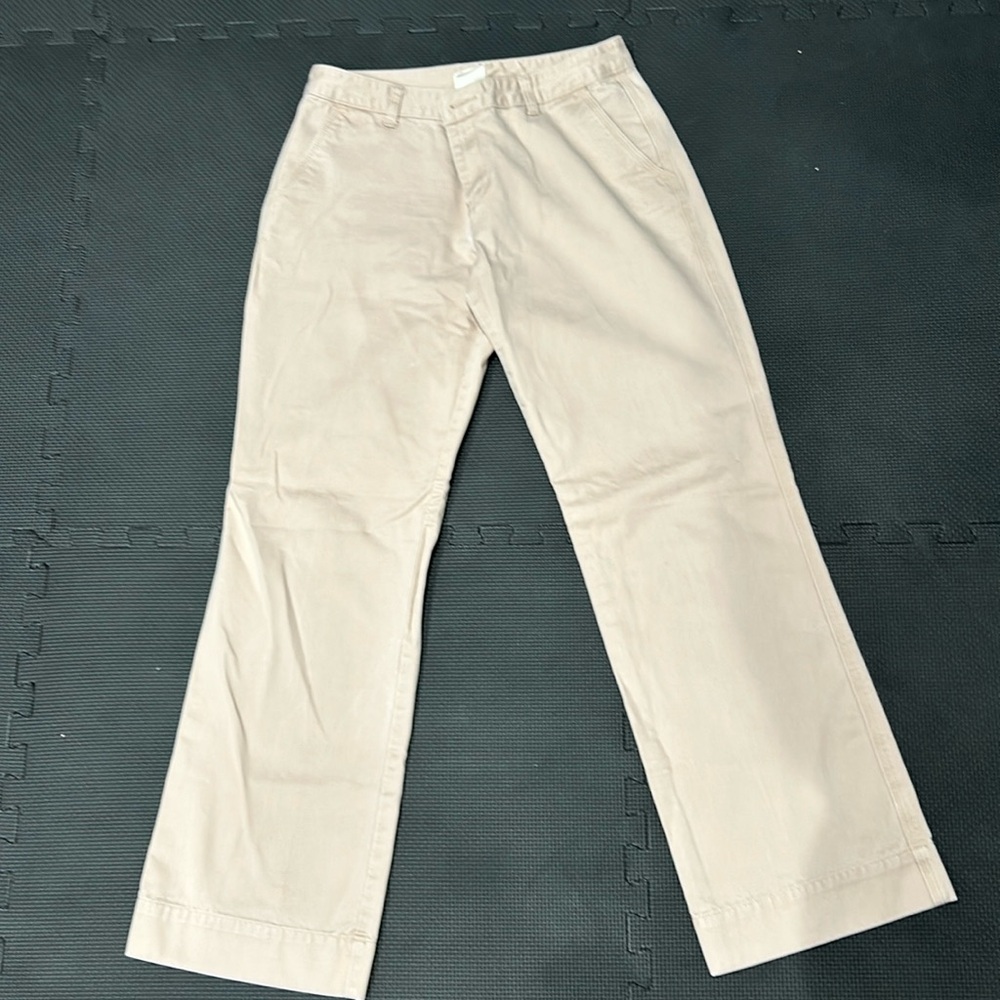 GAP Hutton chinos khaki w/pink tint size 6